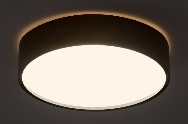 Rabalux 75009 - LED Stropné svietidlo LARCIA LED/18W/230V IP44 4000K čierna