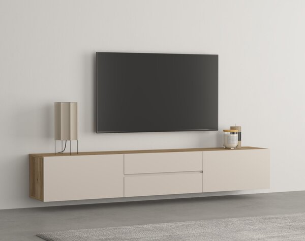 Televízny stolík CAIROS - dub muvella / kašmír
