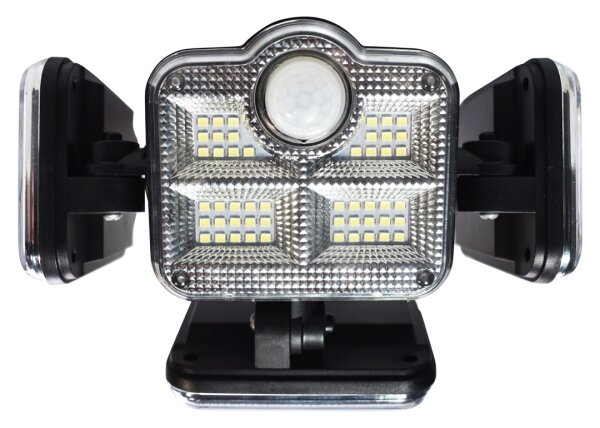 LED Solárny reflektor so senzorom pohybu a súmraku 30W/3,7V 2400 mAh IP47 + DO
