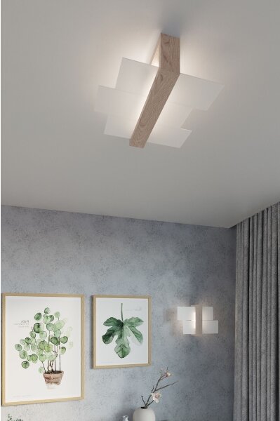 Brilagi - LED Nástenné svietidlo HERA 1xE27/7,5W/230V drevo