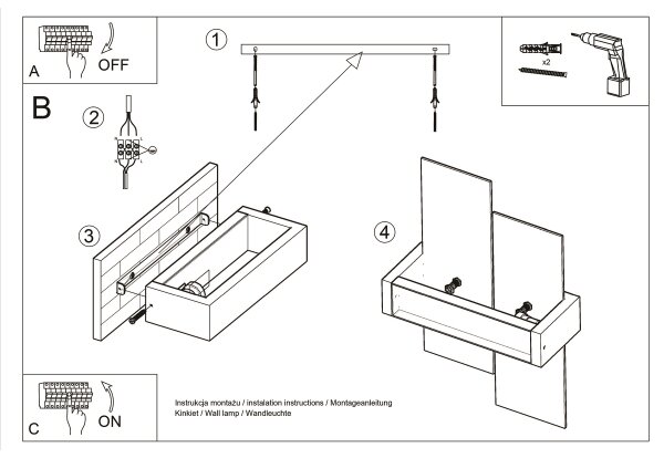 Brilagi - LED Nástenné svietidlo HERA 1xE27/7,5W/230V drevo