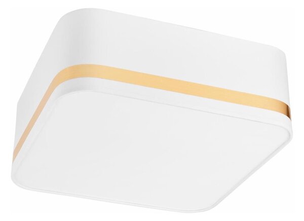 Stropné svietidlo SIRJA SQUARE 2xE27/60W/230V 35x35 cm biela