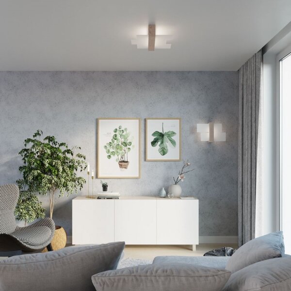 Brilagi - LED Nástenné svietidlo HERA 1xE27/7,5W/230V drevo