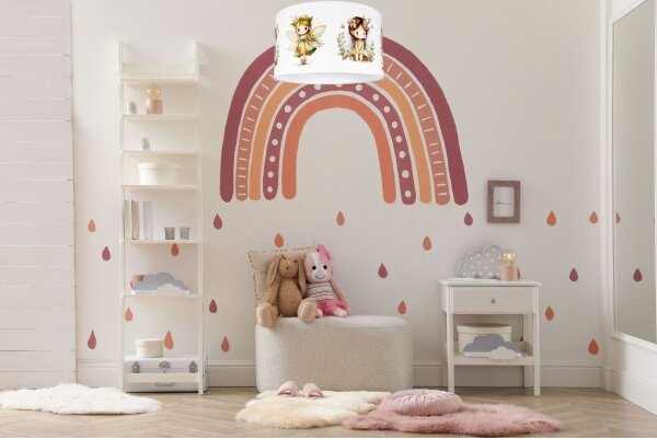 Detské stropné svietidlo FAIRIES 1xE27/60W/230V