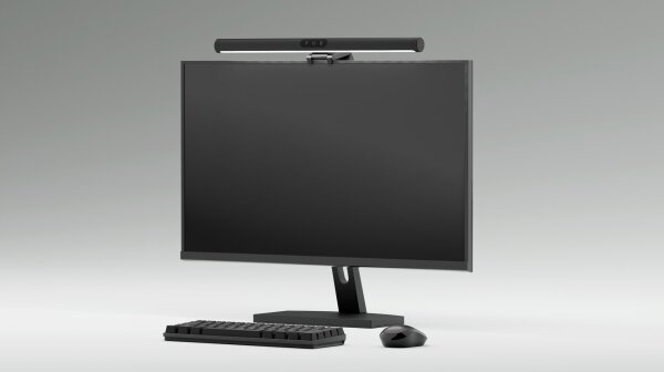 LED Stmievateľné osvetlenie monitora LEVANO LED/5W/5V 3000-6000K čierna