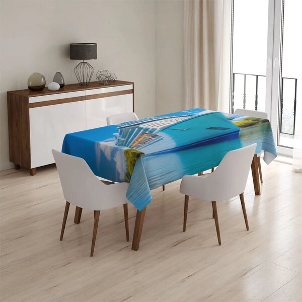 Sablio Obrus Luxusná výletná loď v tropickom raji - 90x90 cm