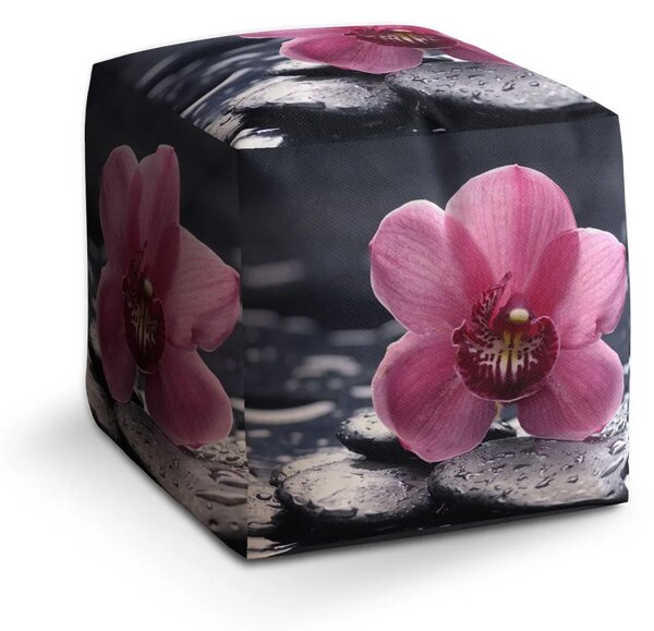 Sablio Taburet Orchidea - 40x40x40 cm