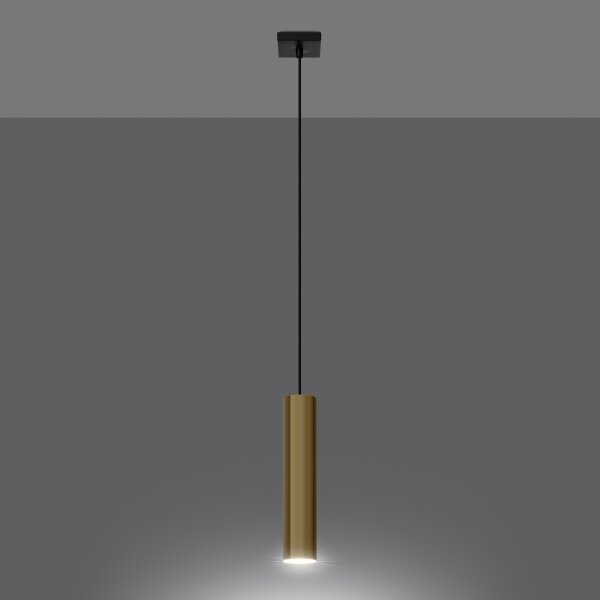 Sollux SL.1200 - Luster na lanku LAGOS 1xGU10/10W/230V zlatá