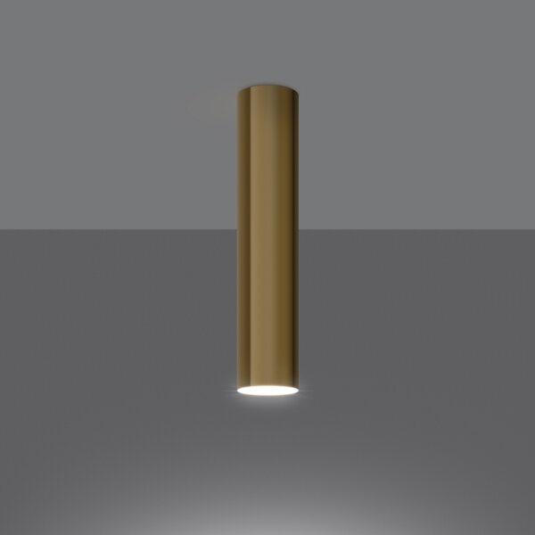 Sollux SL.1203 - Bodové svietidlo LAGOS 1xGU10/10W/230V 30 cm zlatá