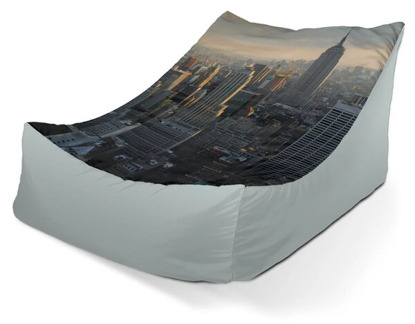 Sablio Sedací vak Lounge New York Skyline - 80 x 95 x 50 cm