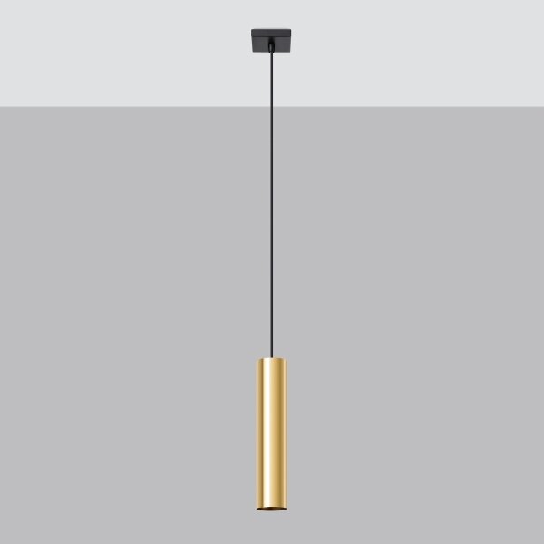 Sollux SL.1200 - Luster na lanku LAGOS 1xGU10/10W/230V zlatá