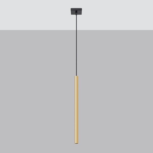 Sollux SL.1195 - Luster na lanku PASTELO 1xG9/8W/230V zlatá