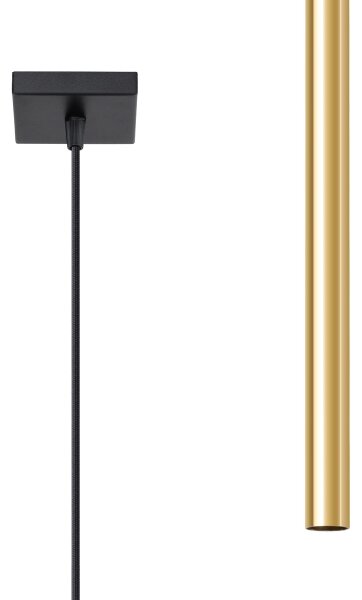 Sollux SL.1195 - Luster na lanku PASTELO 1xG9/8W/230V zlatá