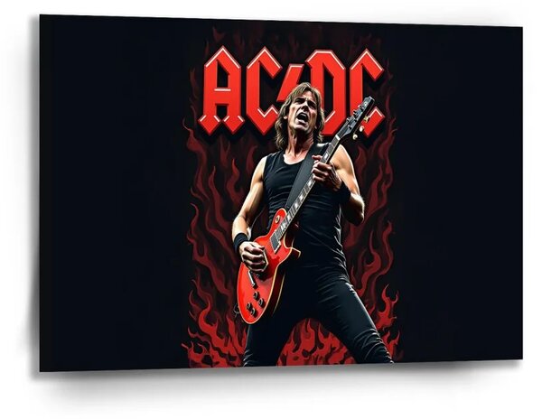 Sablio Obraz ACDC Gitarista - 90x60 cm