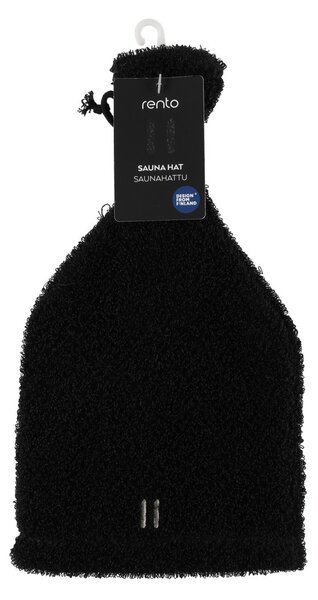 Rento čiapka do sauny black, bavlna/ľan