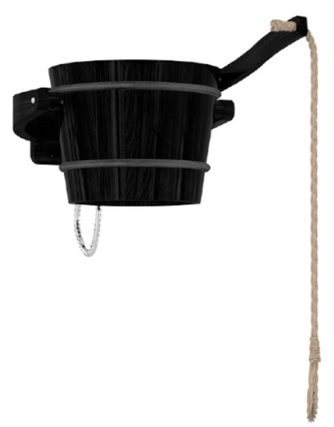 Sawo finland Sawo polievacie vedro smrek black 18L čierne