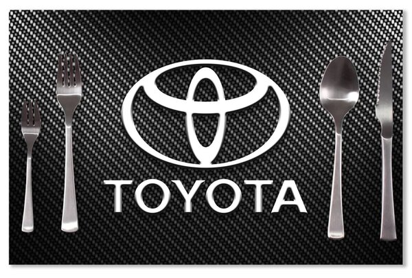 Sablio Prestieranie Toyota Carbon: 40x30cm