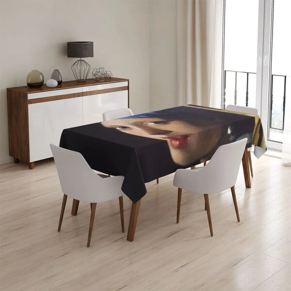 Sablio Obrus Dievča s perlou - Johannes Vermeer - 90x90 cm