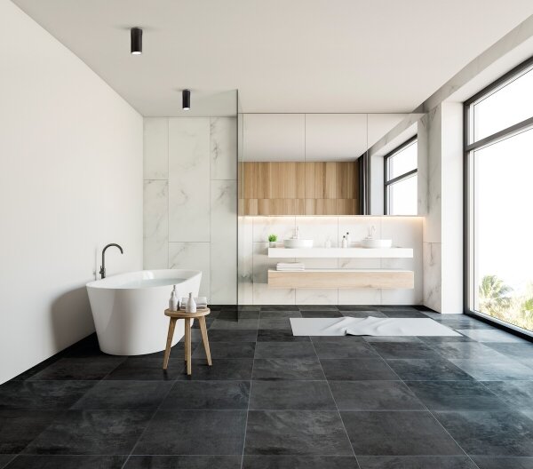 Kanlux 36645 - Kúpeľňové bodové svietidlo AQILO 1xE27/20W/230V IP65 čierna