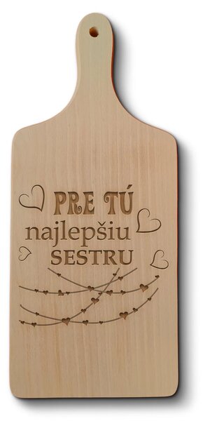 Sablio Doštička na krájanie Pre tú najlepšiu sestru