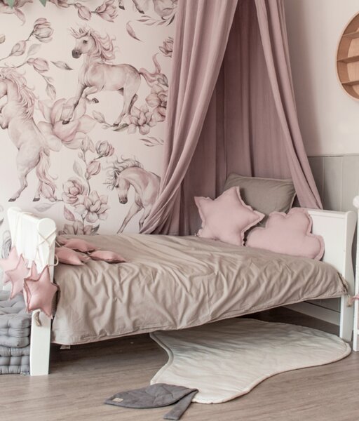 Detská posteľ Nobleo Toddle biela 140x70 + bariérky