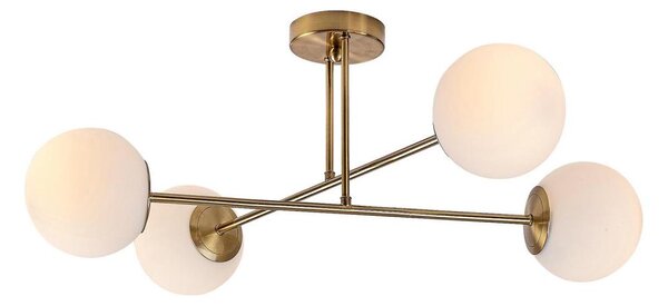 Rabalux 71082 - Luster na tyči KIARA 4xE27/35W/230V zlatá