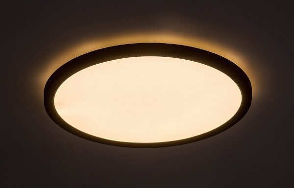 Rabalux 71096 - LED Stropné svietidlo GONZALO LED/24W/230V pr. 29 cm čierna