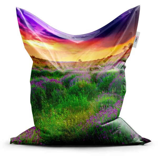 Sablio Sedací vak Levanduľové pole - 150x100 cm