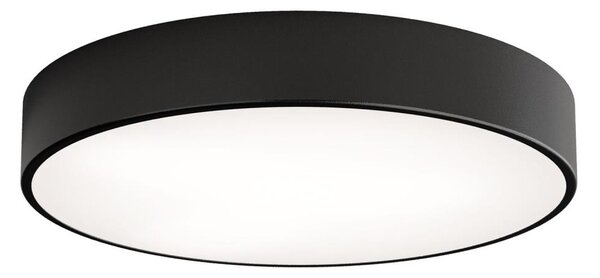Kúpeľňové stropné svietidlo CLEO 4xE27/24W/230V pr. 50 cm čierna IP54