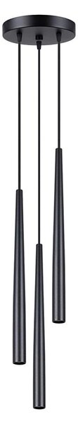 Sollux SL.1463 - Luster na lanku BLISS 3xG9/8W/230V čierna