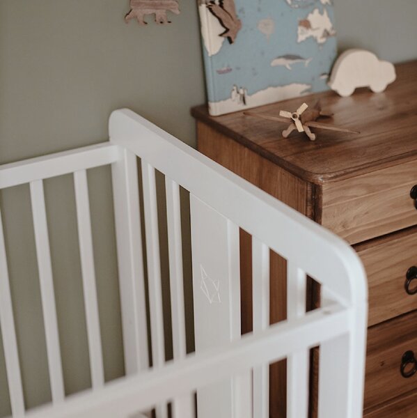 WO Safe Dreams Detská limitovaná postieľka Foxy Cot 120X60
