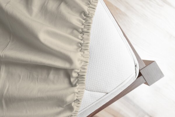 Prestieradlo Natur Jersey bambus 90-100 x 200-220/50