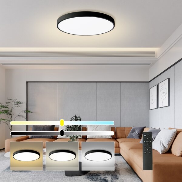Brilagi - LED stmievateľné svietidlo POOL SMART LED/100W/230V pr. 80 cm Wi-Fi Tuya čierna +DO