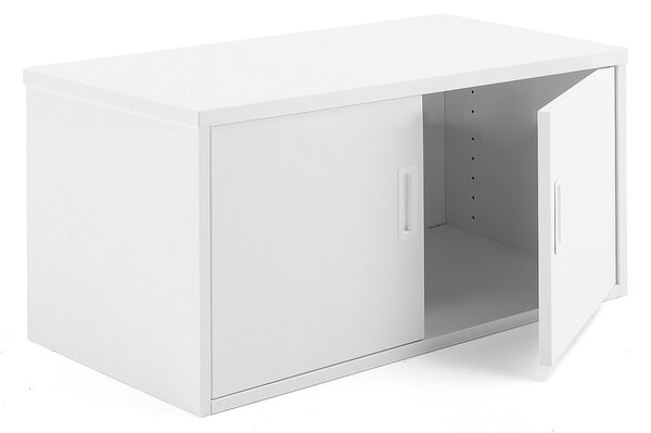Kancelárska skriňa MODULUS, 400x800x400 mm, biela