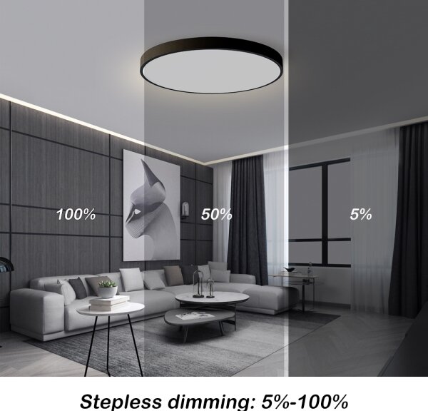 Brilagi - LED stmievateľné svietidlo POOL SMART LED/100W/230V pr. 80 cm Wi-Fi Tuya čierna +DO