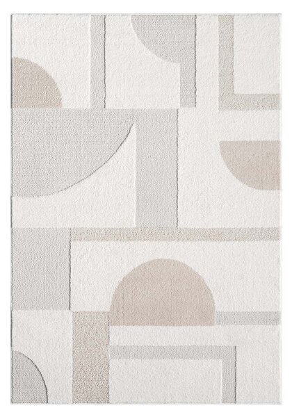 Dekorstudio Moderný koberec LOUNGE 9992 - krémový Rozmer koberca: 140x200cm
