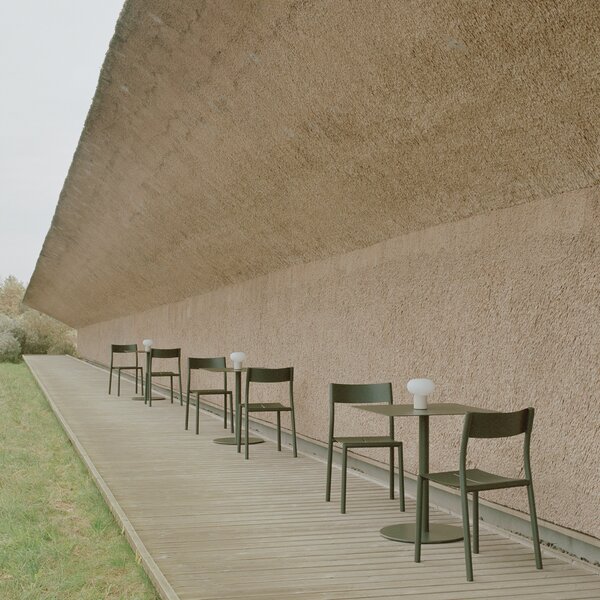 Záhradný stolík May Bistro, Ø90, Dark Green – New Works