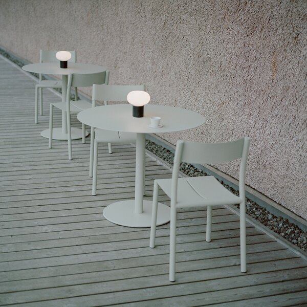 Záhradný stolík May Bistro, Ø90, Dark Green – New Works