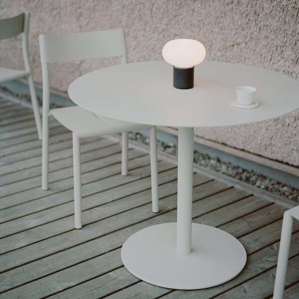 Záhradný stolík May Bistro, Ø90, Dark Green – New Works