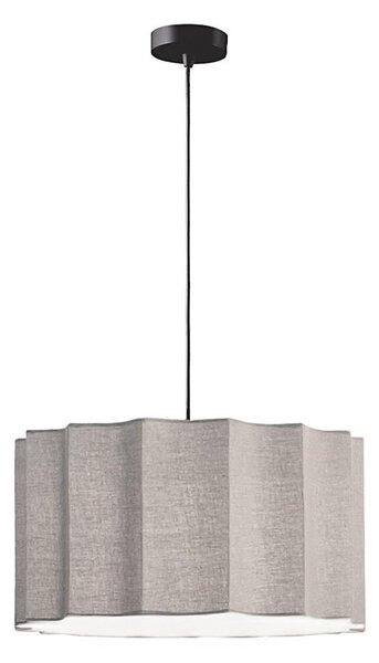 Závesný luster na lanku WAVY 1xE27/14W/230V sivý