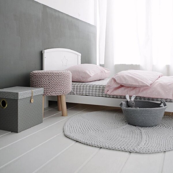 WO Safe Dreams Detská postieľka 2v1 Starlight Cot Bed 140x70