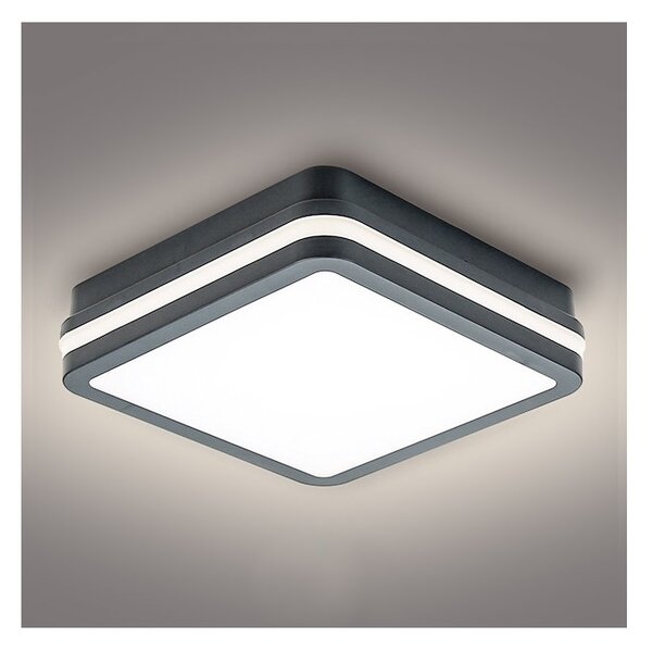 Brilagi - LED vonkajšie svietidlo so senzorom BENE LED/18W/230V 22x22 cm IP54