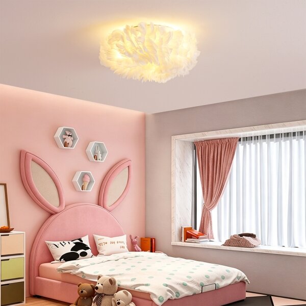 BRILAGI - Stropné svietidlo FEATHER 3xE27/40W/230V priemer 40 cm biele