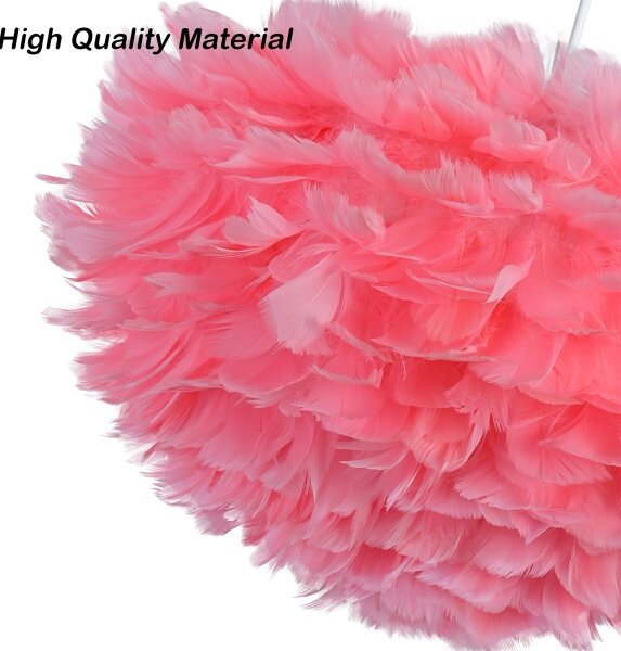 BRILAGI - Závesný luster na lankách FEATHER 3xE27/40W/230V priemer 50 cm ružový