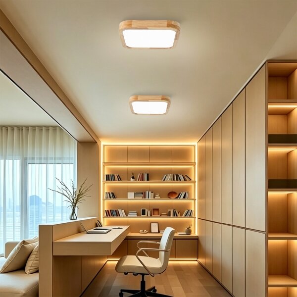 Brilagi - LED stmievateľné svietidlo WOODLINE SQUARE LED/48W/230V dub 40x40 cm + DO