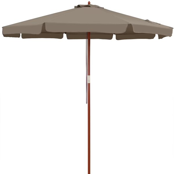 Záhradný slnečník Ø330 cm - taupe
