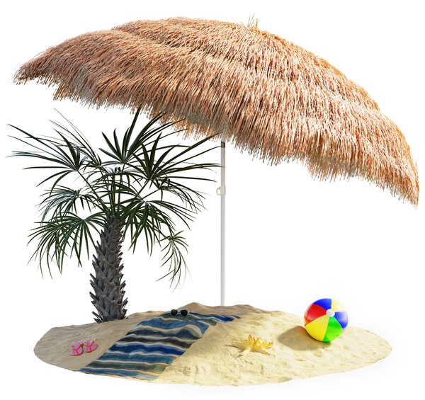 Slnečník Hawaii Ø160 cm - prírodný