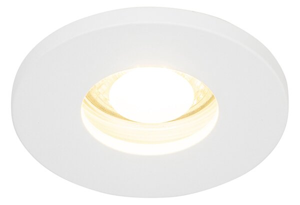 Inteligentné kúpeľňové zápustné bodové svietidlo biele vrátane WiFi GU10 - Prístrešok