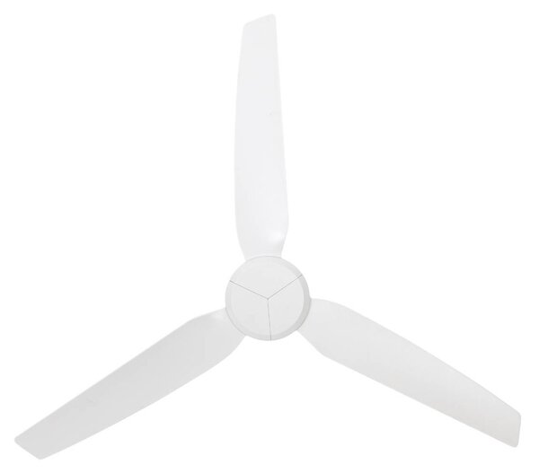 Stropný ventilátor Beacon Polis, biely, DC, tichý, Ø 137 cm, IP55, Biela / opálová, Obývacia izba / jedáleň, Plast, Moderný