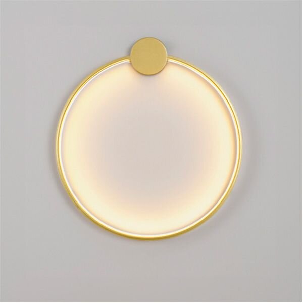 Toolight Toolight, LED nástenné svietidlo 30cm 13W APP1384-CW, zlatá lesklá, OSW-00938